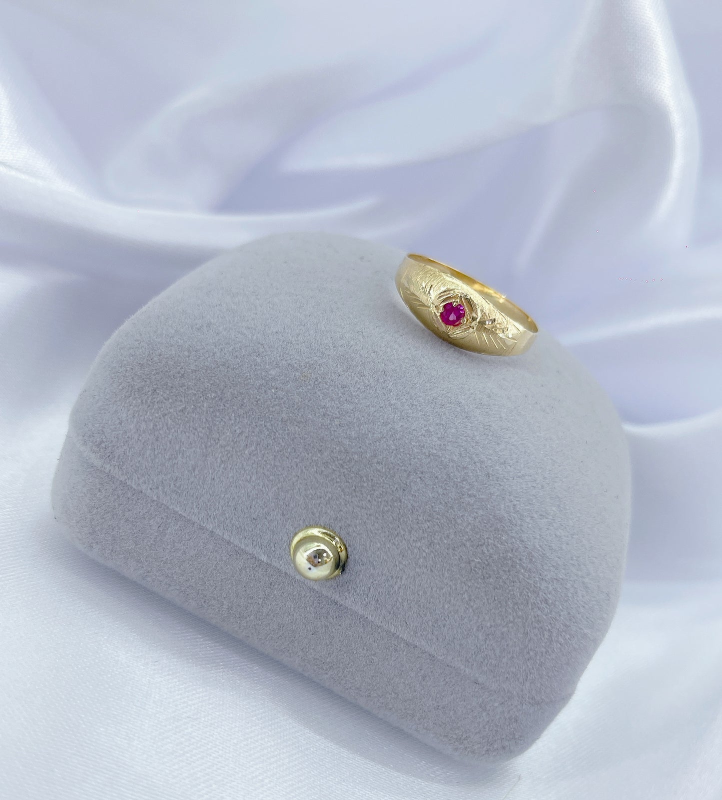 Anillo circon rosa