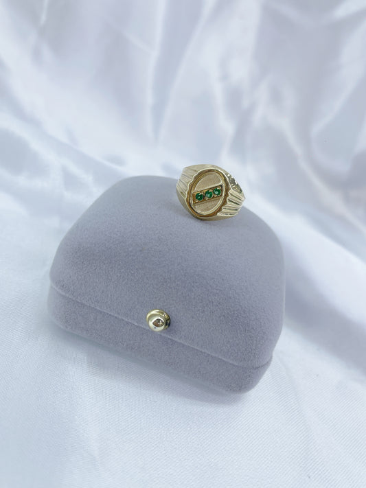 Anillo circones verdes