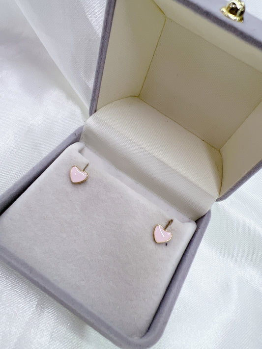Topos corazón rosa