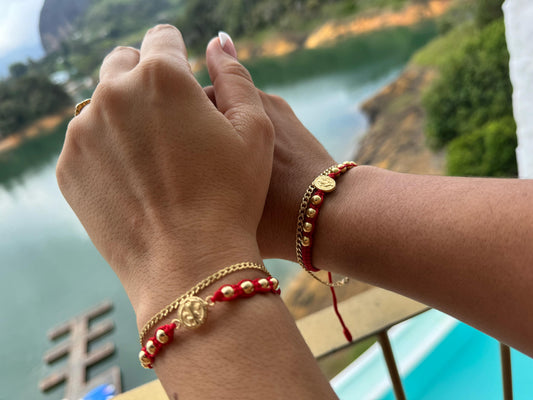 Pulsera pareja san Benito
