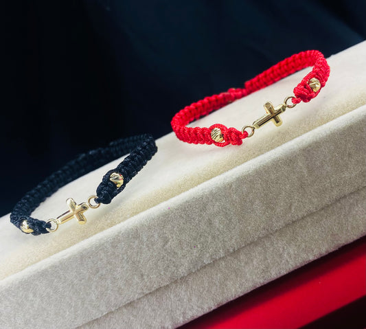 Pulsera parejas cruz