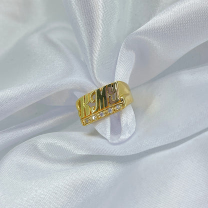 anillo nombre perzonalizado