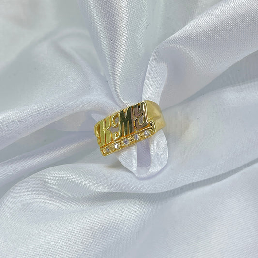 anillo nombre perzonalizado